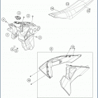2020 FE 501s CHASSIS Tank, seat