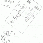 2020 FX 350 CHASSIS Глушитель