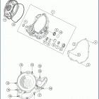 2020 FE 350 ENGINE Кожух сцепления