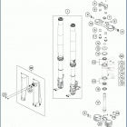 2020 701 SUPERMOTO CHASSIS Передняя вилка
