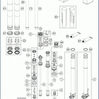 2020 TC 125 CHASSIS Передняя вилка