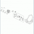 2020 FE 350 ENGINE Wa ter pump