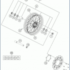 2020 FS 450 CHASSIS Переднее колесо