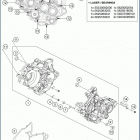 2020 TC125 ENGINE Картер двигателя