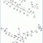 2020 TC250 ENGINE Глушитель