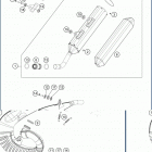 2020 TE 300i CHASSIS Глушитель