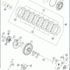 2020 FE 501 ENGINE Сцепление
