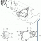 2020 TE 300i ENGINE Кожух сцепления