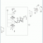 2020 TC250 ENGINE Reed val ve case
