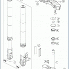 2020 VITPILEN 701 CHASSIS Передняя вилка