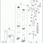 2020 TX 300i CHASSIS Передняя вилка
