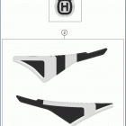 2020 701 ENDURO CHASSIS Наклейки