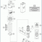 2020 TC 50 CHASSIS Амортизатор в разборе