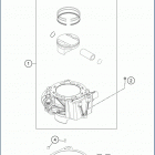 2020 701 ENDURO ENGINE Цилиндры