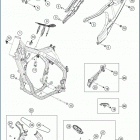 2020 TE 150i CHASSIS Рама
