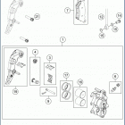 2020 701 ENDURO CHASSIS Передний суппорт
