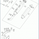 2020 FS 450 CHASSIS Глушитель