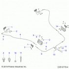 2020 SLINGSHOT R/SL Autodrive (T20AAPHD/RHB) Chassis, hood hinge cable asm. - t20aaphd  /  rhb all op...