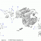 2020 SLINGSHOT R/SL Autodrive (T20AAPHD/RHB) Engine, mounting - t20aaphd  /  rhb all options (500111c...