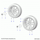 2020 SLINGSHOT R/SL Autodrive (T20AAPHD/RHB) Wheels, front and rear (sl models) - t20aaphd all option...