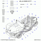 2020 SLINGSHOT R/SL Autodrive (T20AAPHD/RHB) Body, decals and badges (r models) - t20aarhb all option...
