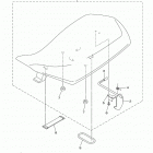 RAPTOR 90  (YFM09RYXML/YFM09RYXMW) Сиденье