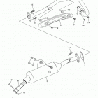 RAPTOR 90  (YFM09RYXML/YFM09RYXMW) Выхлопная система
