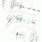 RAPTOR 90  (YFM09RYXML/YFM09RYXMW) Rear axle wheel