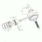 RAPTOR 90  (YFM09RYXML/YFM09RYXMW) Коленчатый вал и Поршень