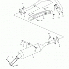 GRIZZLY 90  (YFM09GYXMS) Выхлопная система