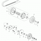 RAPTOR 90  (YFM09RYXML/YFM09RYXMW) Сцепление