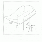 GRIZZLY 90  (YFM09GYXMS) Сиденье