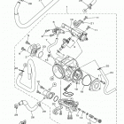 RAPTOR 700 CALIF  (YFM70RCBMS) Корпус дроселя в сборе