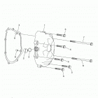 RAPTOR 90  (YFM09RYXML/YFM09RYXMW) Крышка картера двигателя