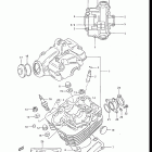ALT125 1985-1986 Головка цилиндра