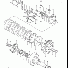 LT230G 1985-1986 Сцепление