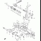 ALT125 1985-1986 Механизм  переключения передач