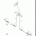 LT250EF 1985-1986 Тормозные трубопроводы