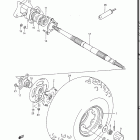 LT250EF 1985-1986 Rear wheel (left)