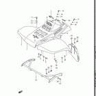 LT250EF 1985-1986 Front fender (model f)