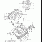 LT230G 1985-1986 Головка цилиндра