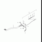 LT250EF 1985-1986 Задний тормоз