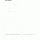 LT,F400F Color chart