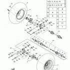 KODIAK 450 HUNTER (YFM45KDHL) Переднее колесо