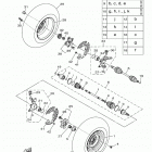 KODIAK 450 HUNTER (YFM45KDHL) Переднее колесо