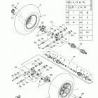 KODIAK 450 EPS SE (YFM45KPSLS) Переднее колесо