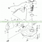 KODIAK 700 EPS 4WD  (YFM70KPALG) Топливный бак