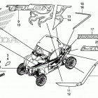 SXS1000S2X 5A Наклейки
