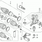 TRX420TE1 A Front knuckle@front drive