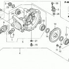 SXS700M2D A Редуктор задний